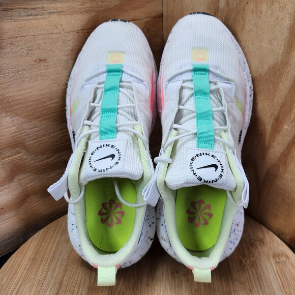 Nike Crater Impact Womens White Running Shoes Sneakers Size 8 - Picture 6 of 9